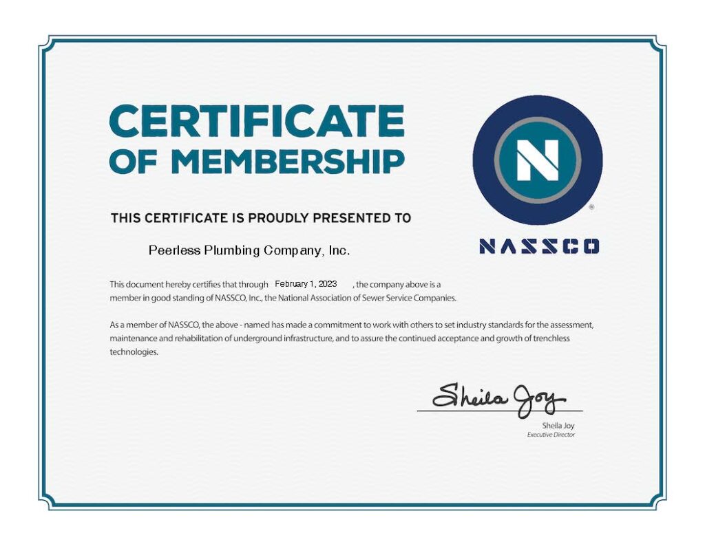 NASSCO Certification and Membership