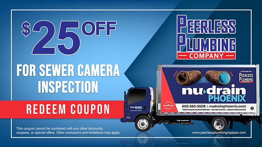 $25 Off for Sewer Camera Inspection