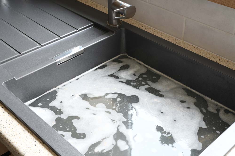 clogged drain