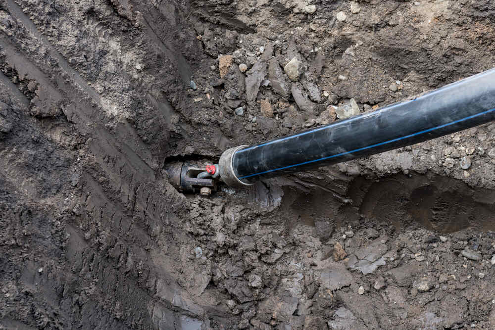 directional drilling hdpe pipe in trench