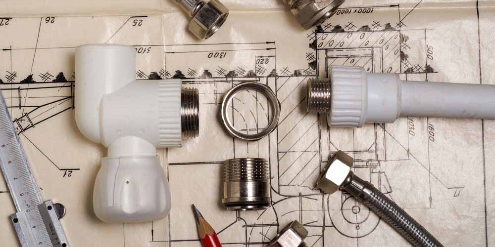 drain pipe blueprint / Plumbing layout plan
