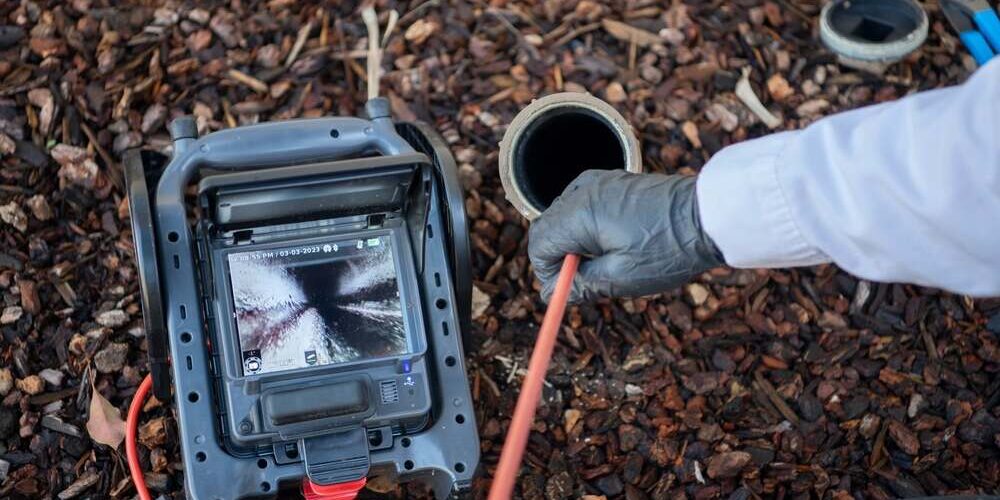 sewer line camera inspection